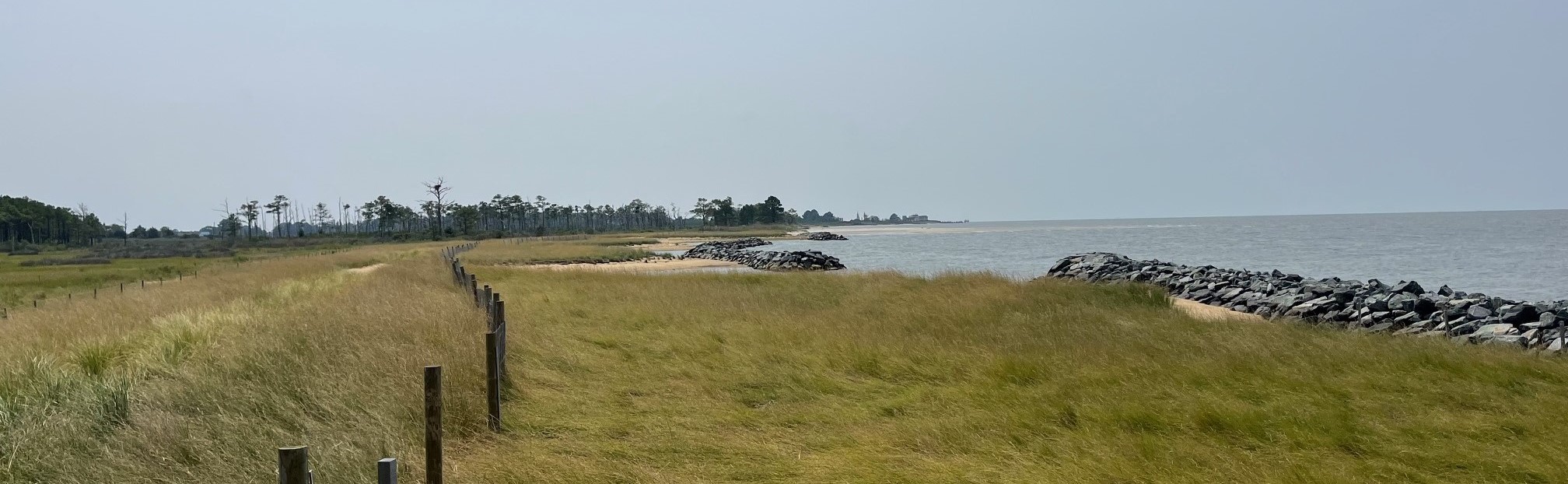 Deal Island, post-construction.
